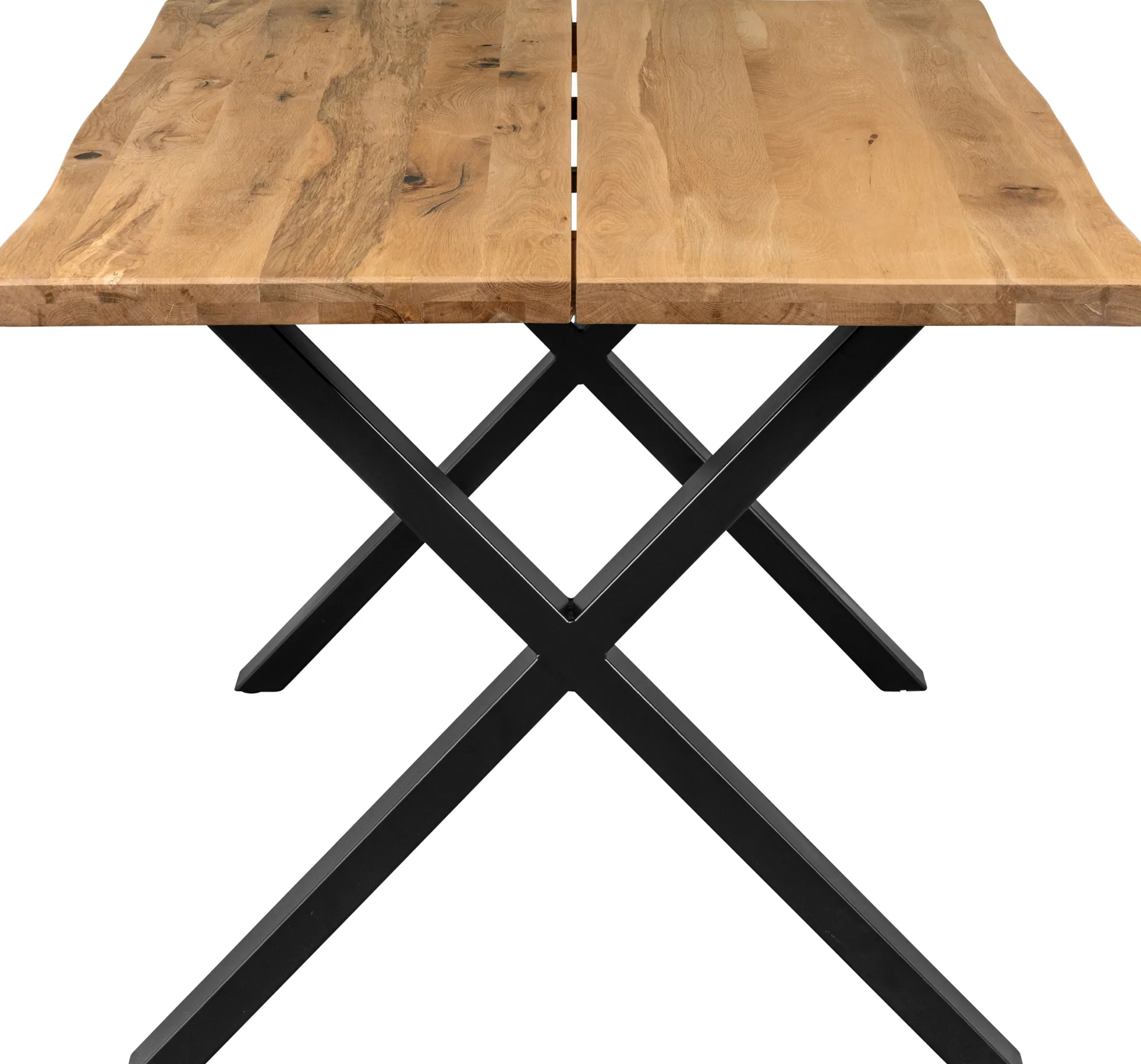 Firenze med krydsben 160x95x74cm eg natur/sort