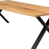 Firenze med krydsben 240x95x74cm eg natur/sort