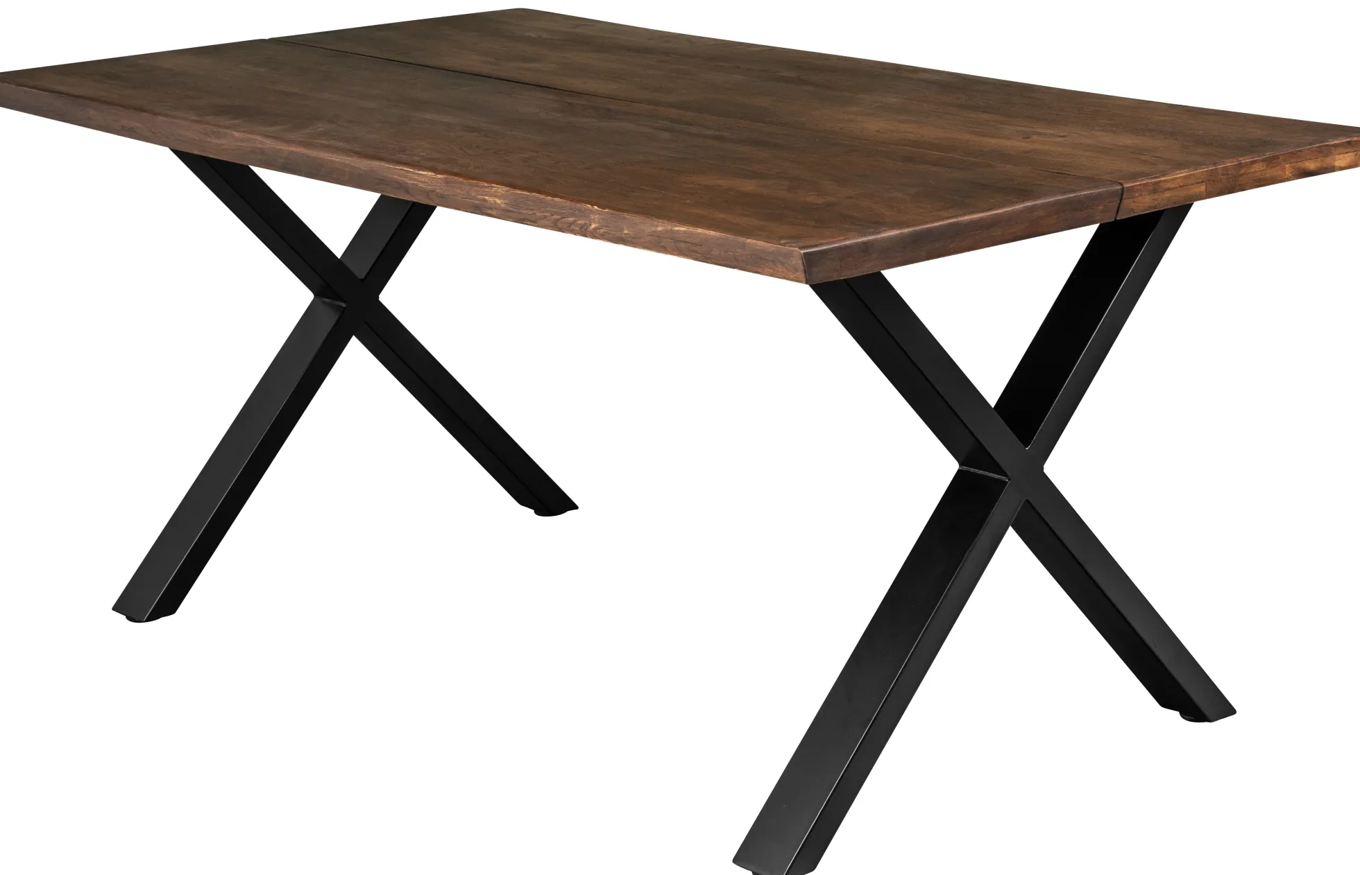 Firenze med krydsben 160x95x74cm eg smoked/sort