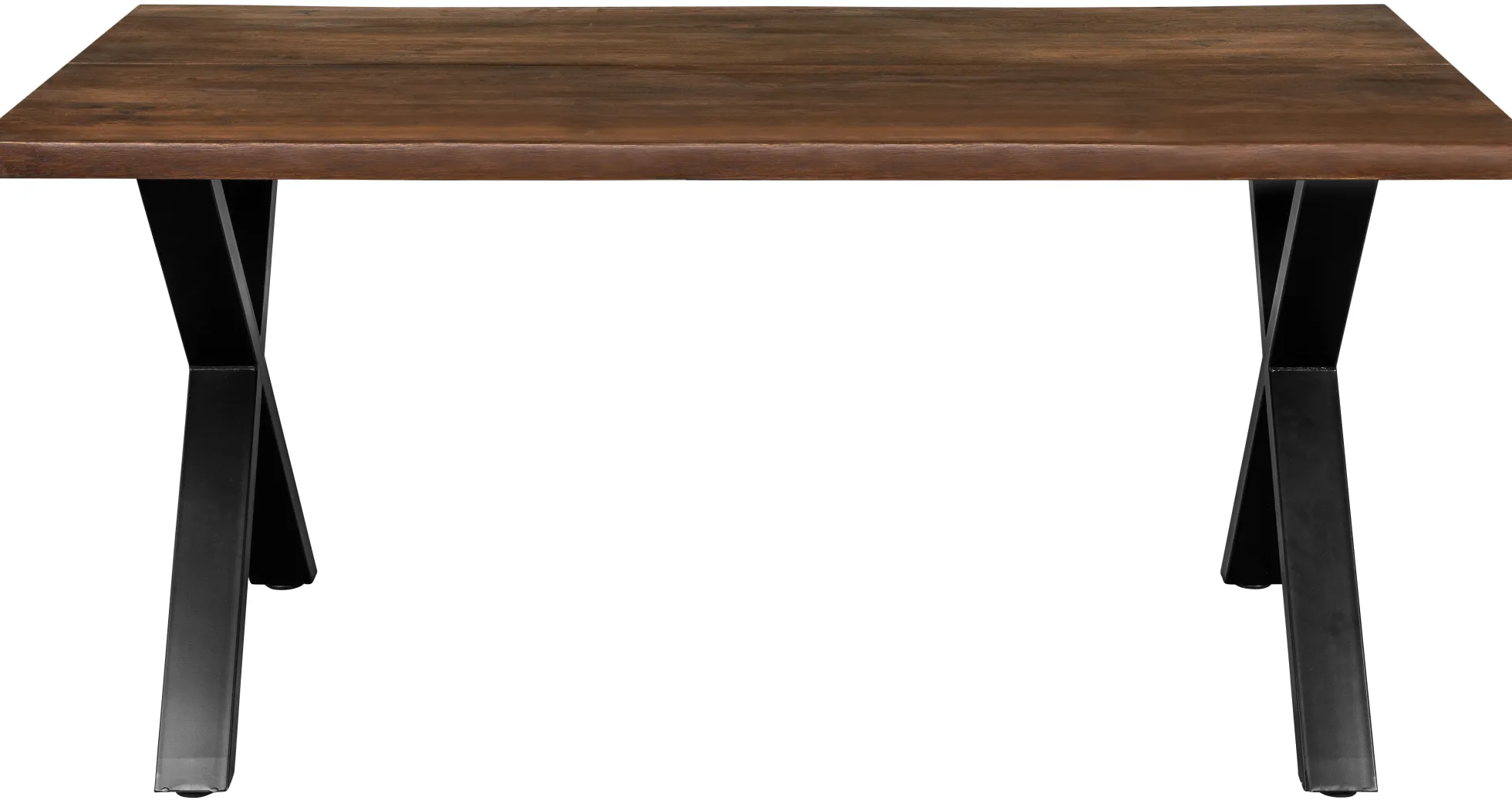 Firenze med krydsben 160x95x74cm eg smoked/sort