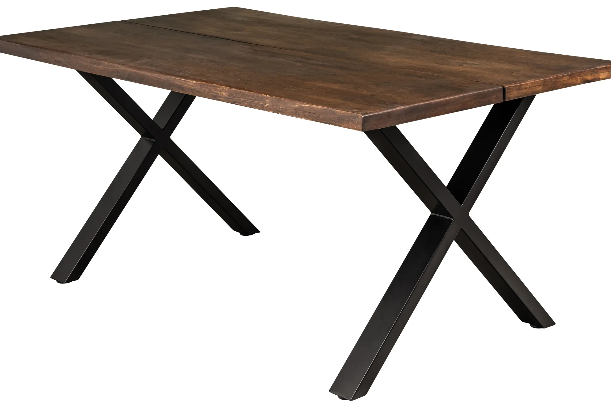 Firenze med krydsben 160x95x74cm eg smoked/sort