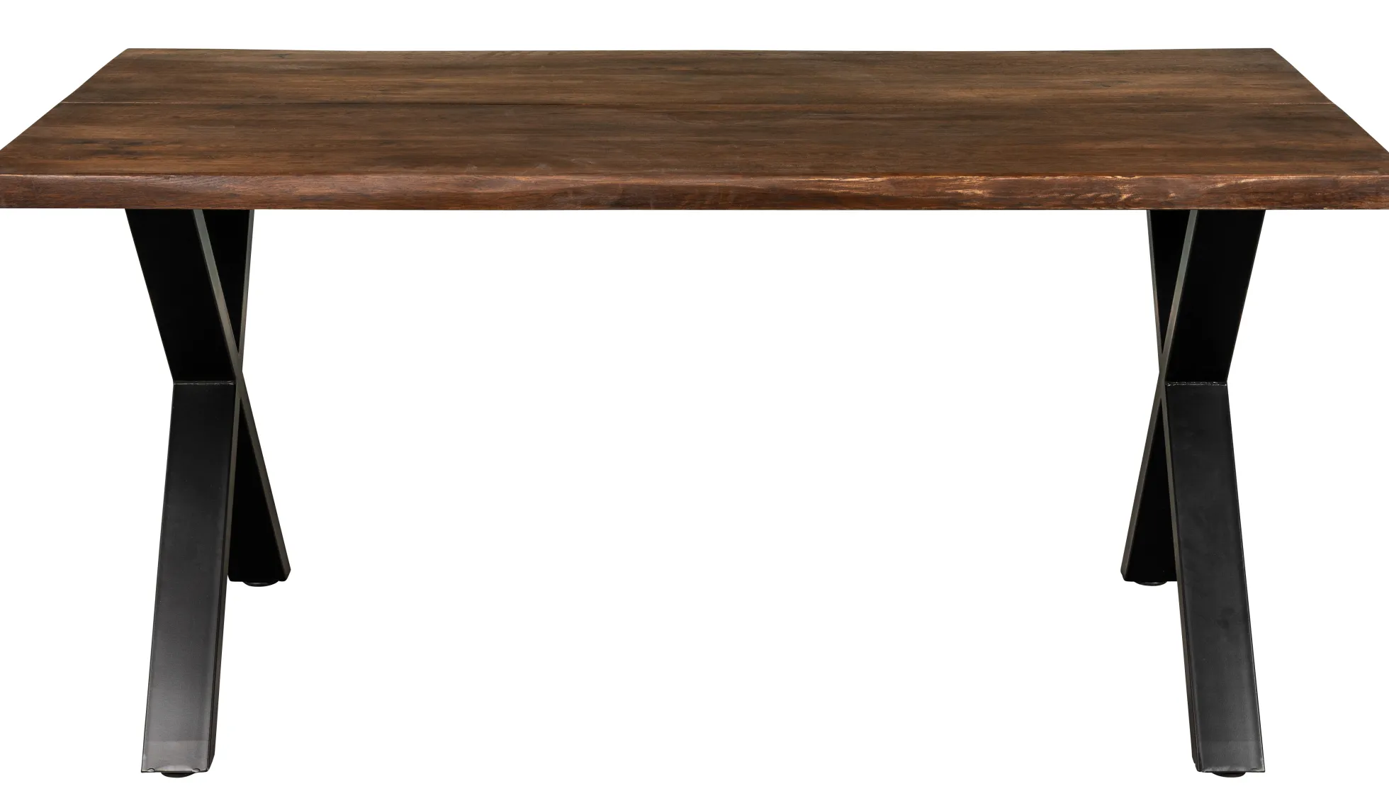 Firenze med krydsben 160x95x74cm eg smoked/sort