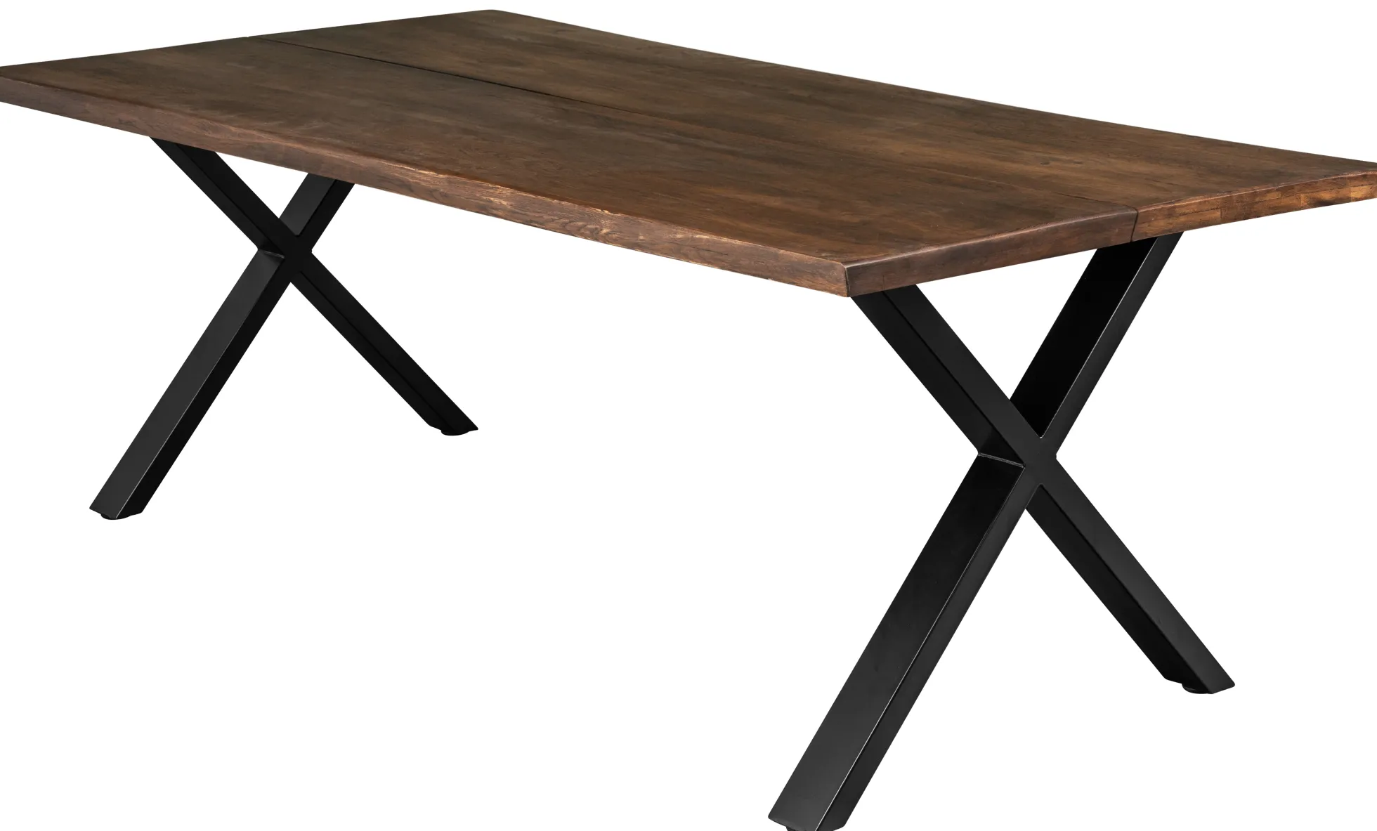 Firenze med krydsben 200x95x74cm eg smoked/sort