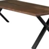 Firenze med krydsben 240x95x74cm eg smoked/sort