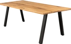 Firenze med skråben 200x95x74cm eg natur/sort