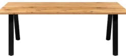 Firenze med skråben 200x95x74cm eg natur/sort
