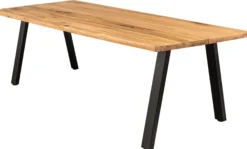 Firenze med skråben 240x95x74cm eg natur/sort