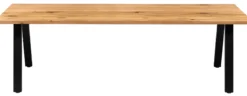 Firenze med skråben 240x95x74cm eg natur/sort