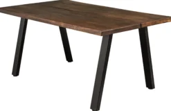 Firenze med skråben 160x95x74cm eg smoked/sort