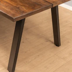 Firenze med skråben 160x95x74cm eg smoked/sort