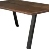Firenze med skråben 160x95x74cm eg smoked/sort