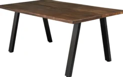 Firenze med skråben 160x95x74cm eg smoked/sort