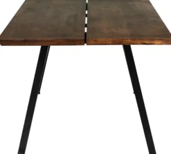 Firenze med skråben 160x95x74cm eg smoked/sort