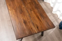 Firenze med skråben 200x95x74cm eg smoked/sort