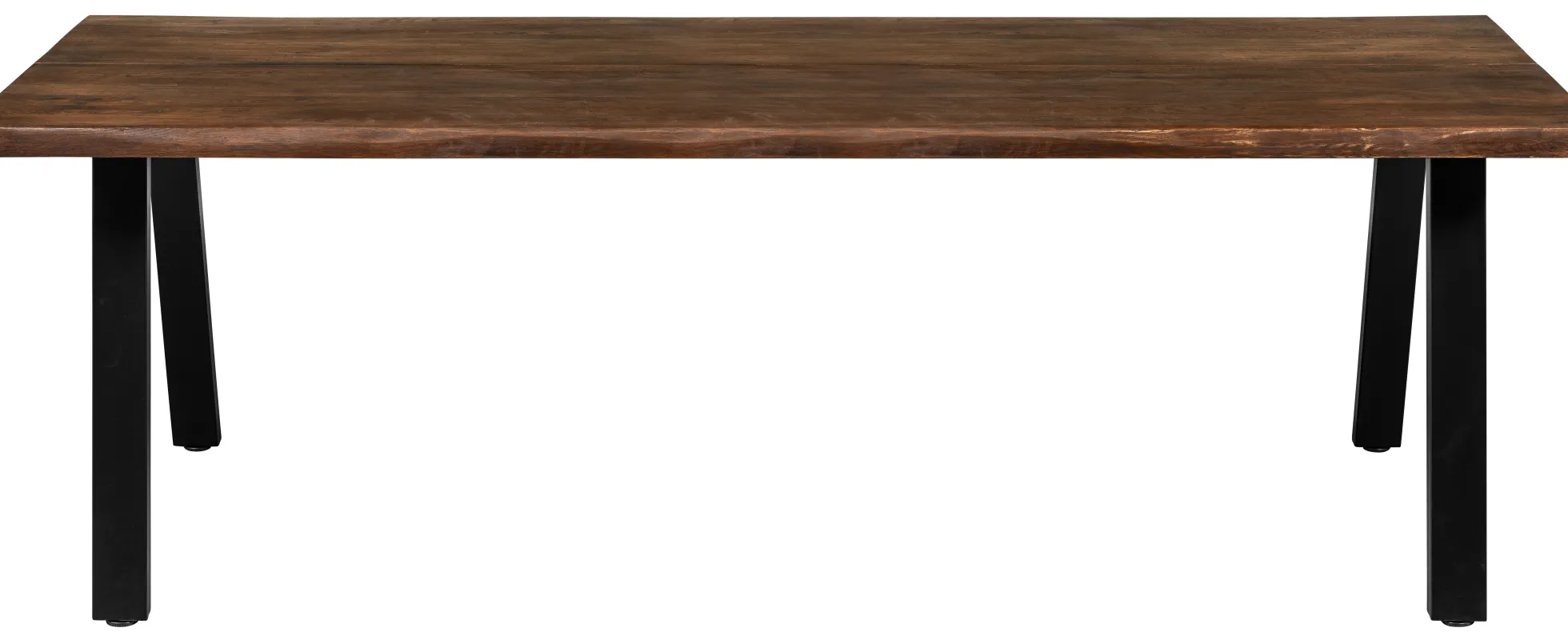 Firenze med skråben 220x95x74cm eg smoked/sort