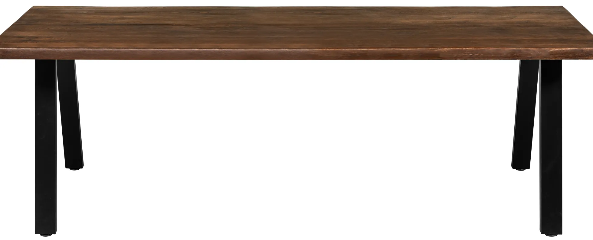 Firenze med skråben 220x95x74cm eg smoked/sort