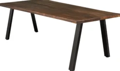 Firenze med skråben 240x95x74cm eg smoked/sort