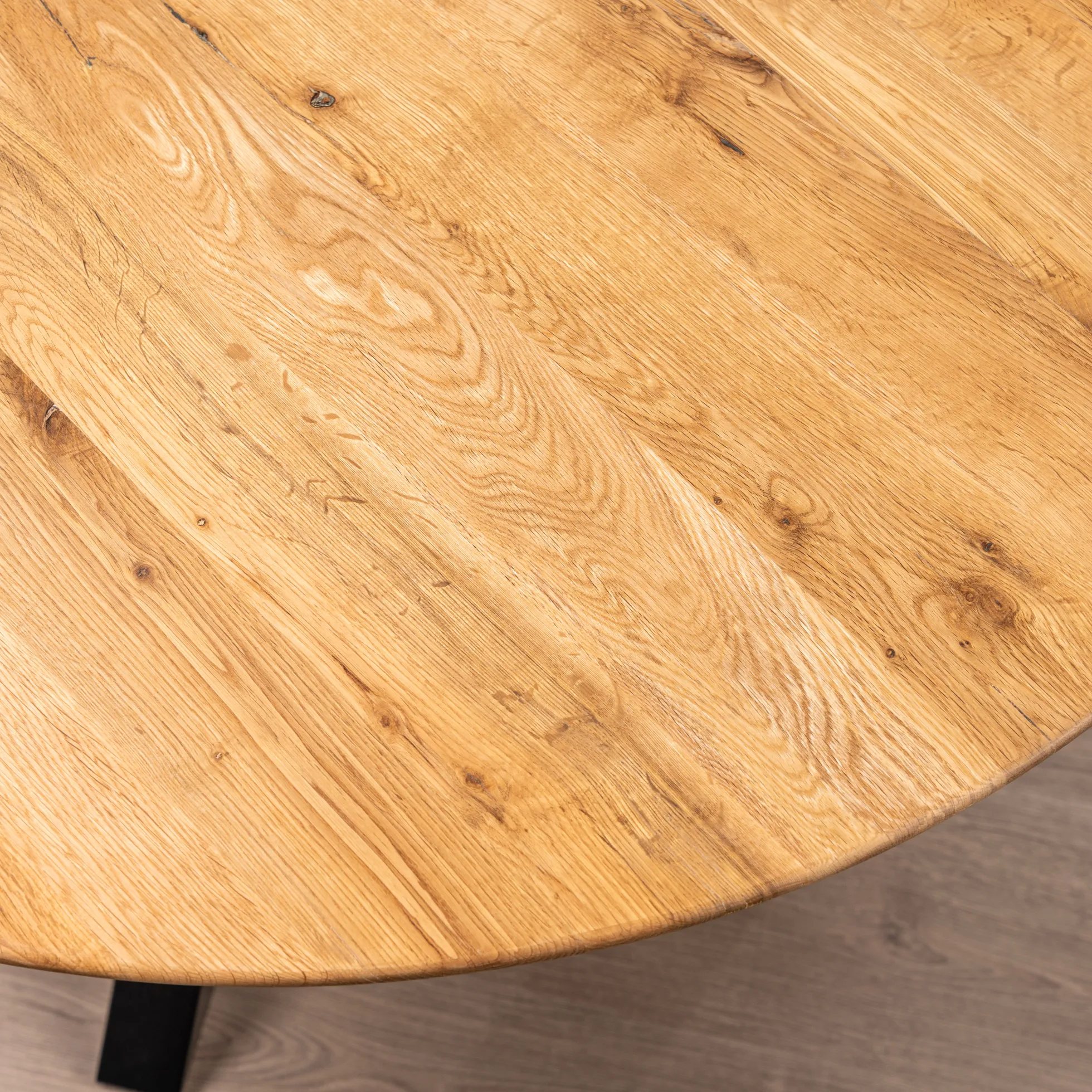 Forli 120x120x74cm eg natur/sort