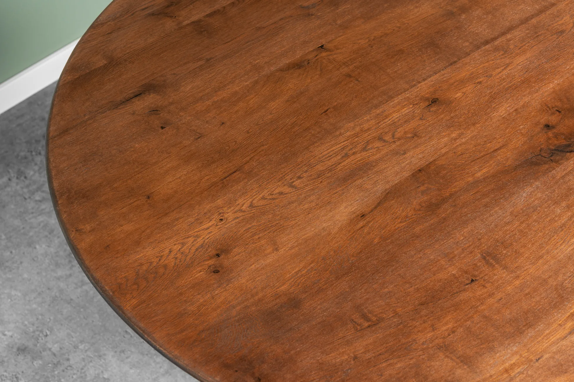 Forli 120x120x74cm eg smoked/sort