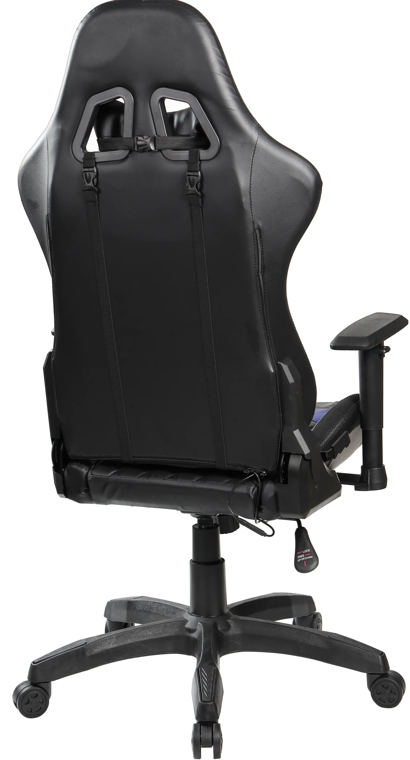 GameX Lopez LED kunstlæder sort/blå