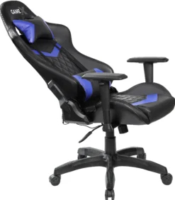 GameX Lopez LED kunstlæder sort/blå