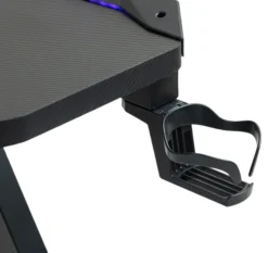 GameX med LED 120x60cm sort/sort