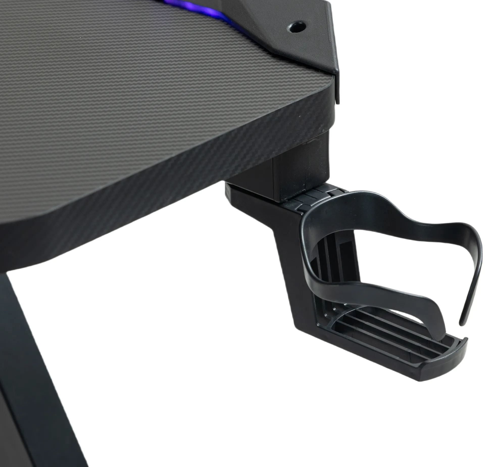GameX med LED 120x60cm sort/sort