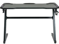 GameX med LED 120x60cm sort/sort