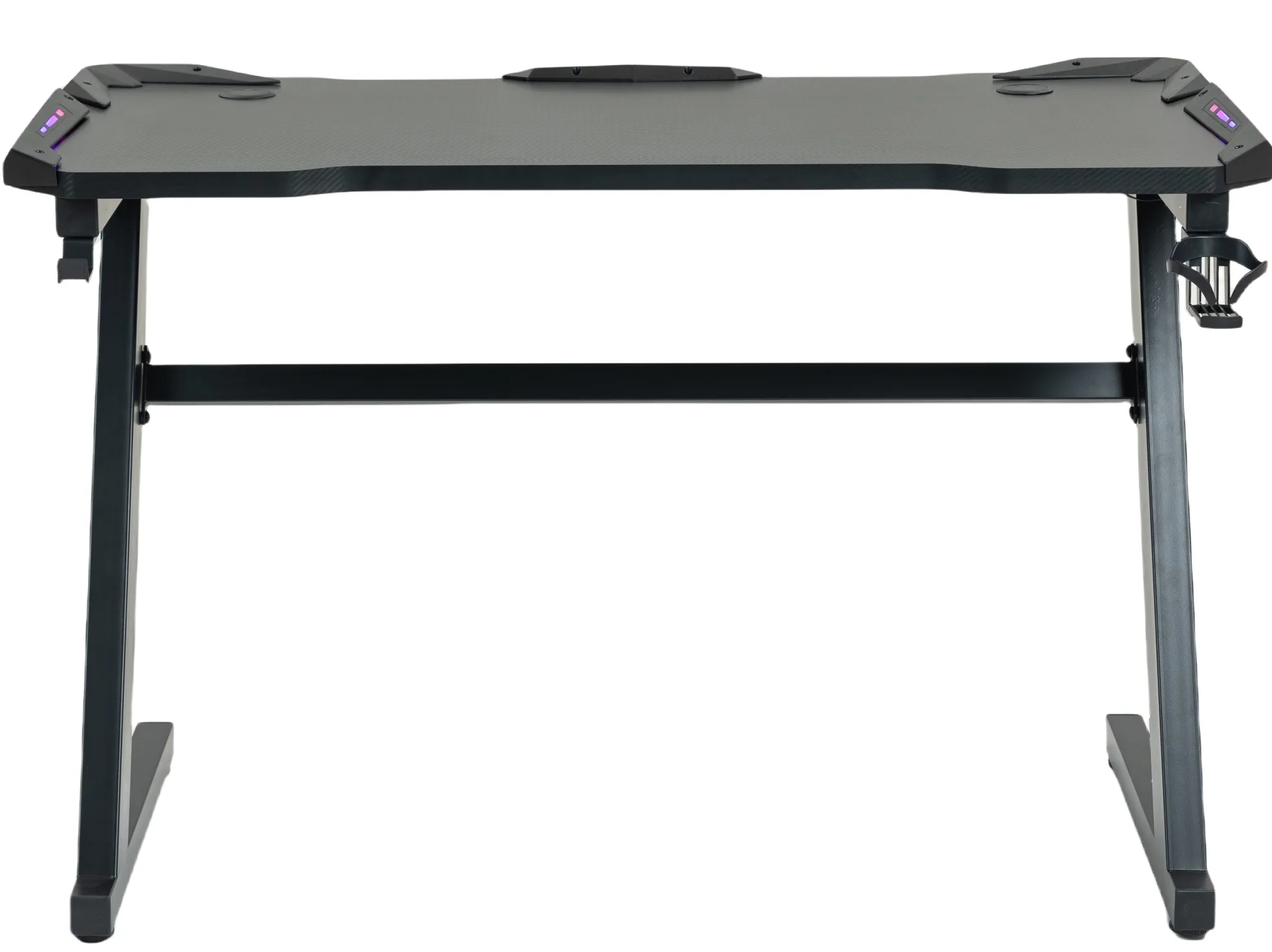GameX med LED 120x60cm sort/sort
