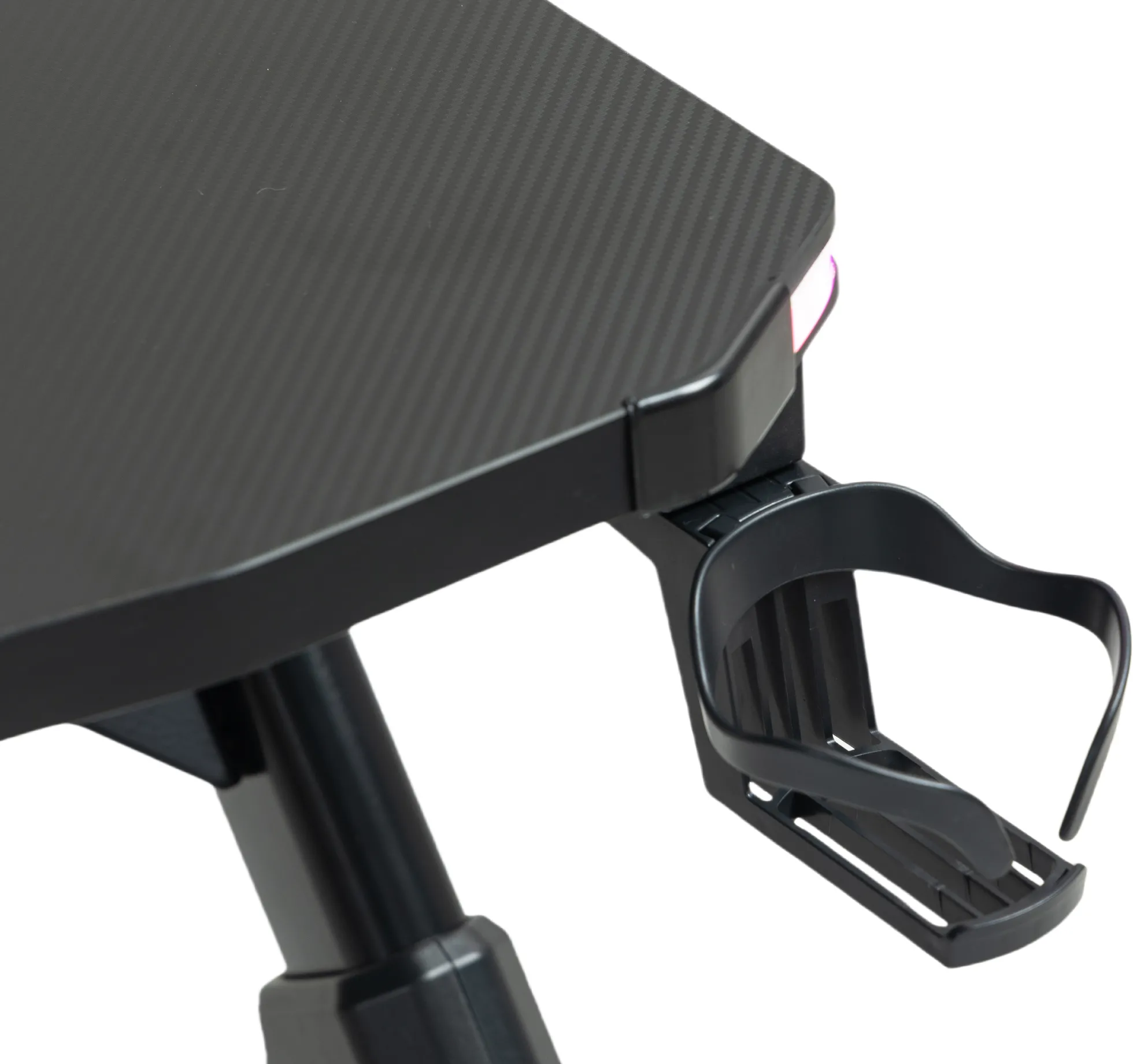 GameX med LED 120x60cm sort/sort