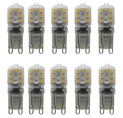 G9 LED 2,5W (10 stk.) koldt lys