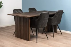Hanne med drejefunktion suede sort