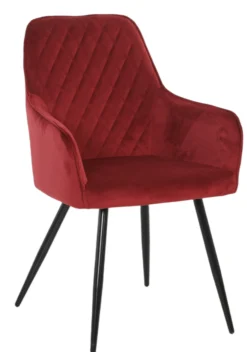 Hanne velour bordeaux