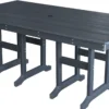 Havebord komposit mørkegrå