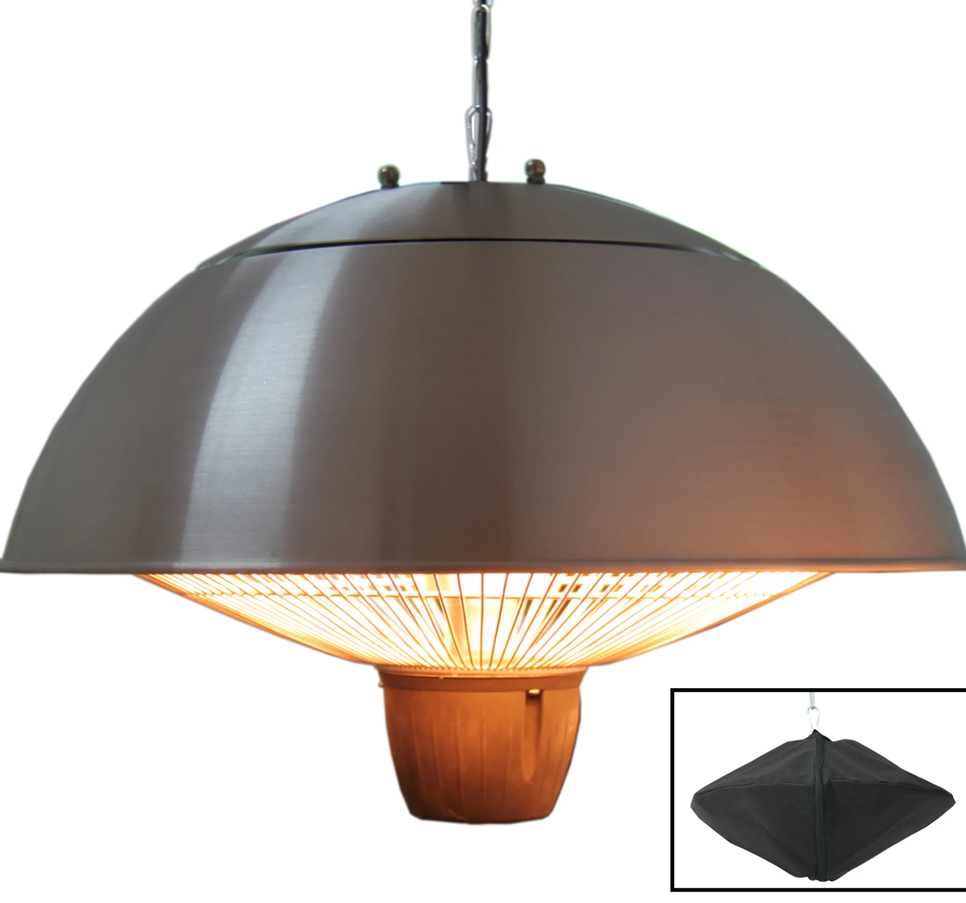 Heatus terrassevarmer aluminium inkl. cover