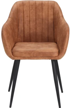 Helle cowboystof cognac/sort