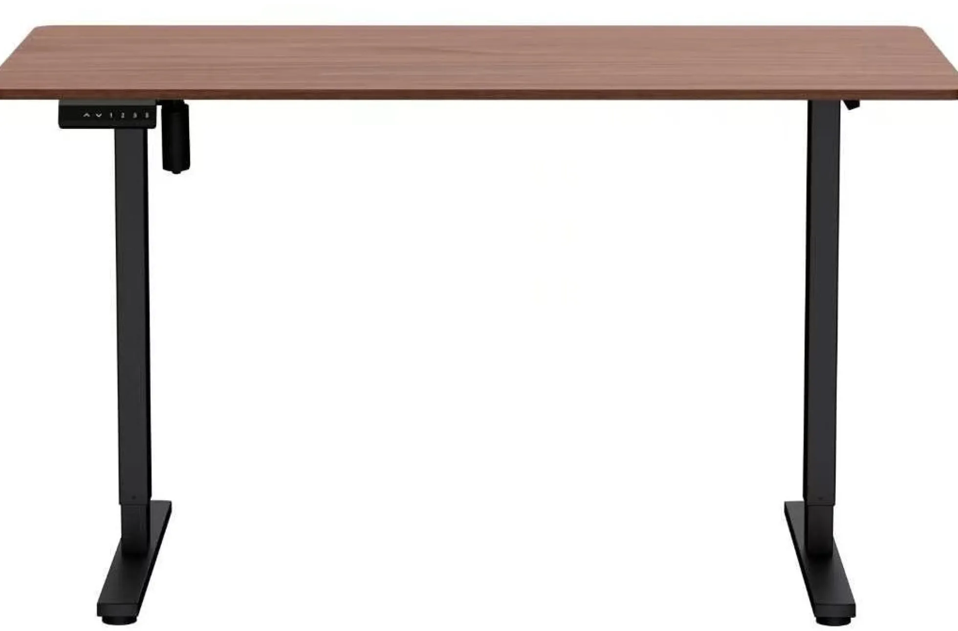 Hæve sænkebord brun 140x80cm