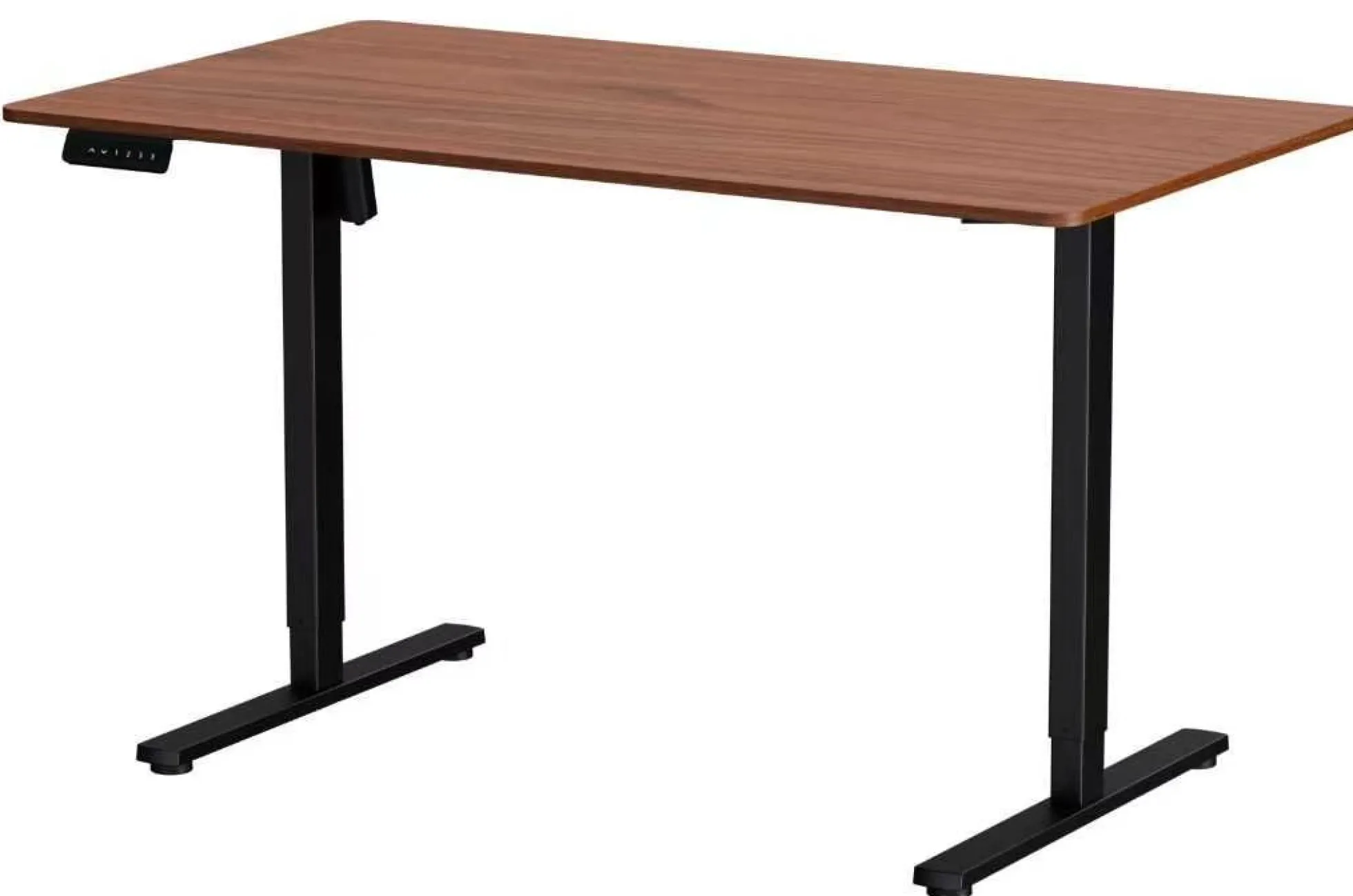 Hæve sænkebord brun 140x80cm