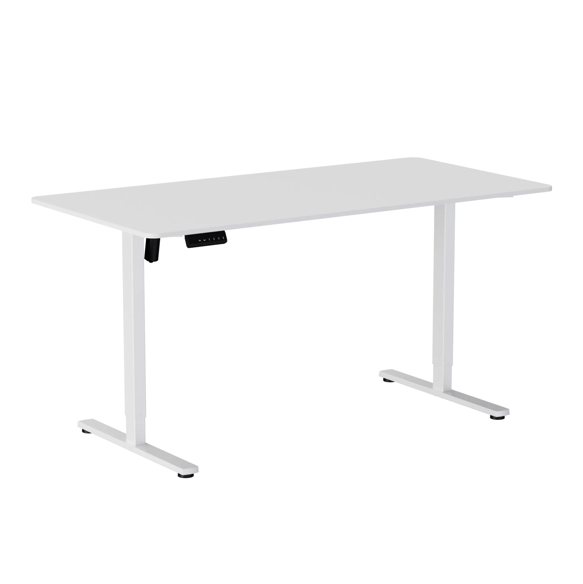 Hæve sænkebord hvid 160x80cm