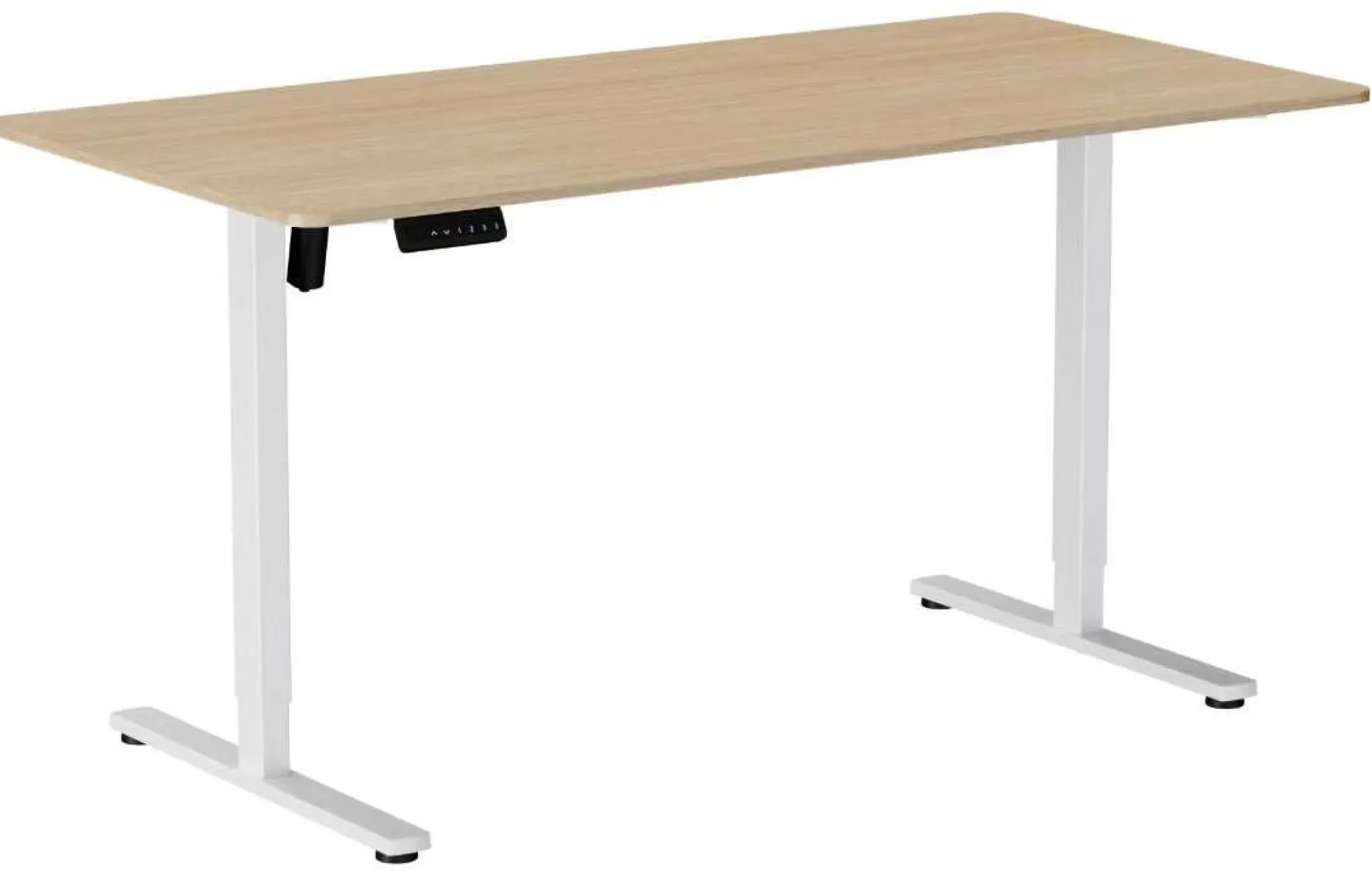 Hæve sænkebord natur 160x80cm