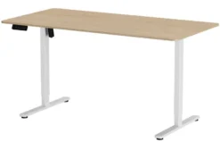 Hæve sænkebord natur 160x80cm