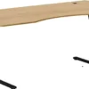 Hæve sænkebord PLUS natur 200x100cm