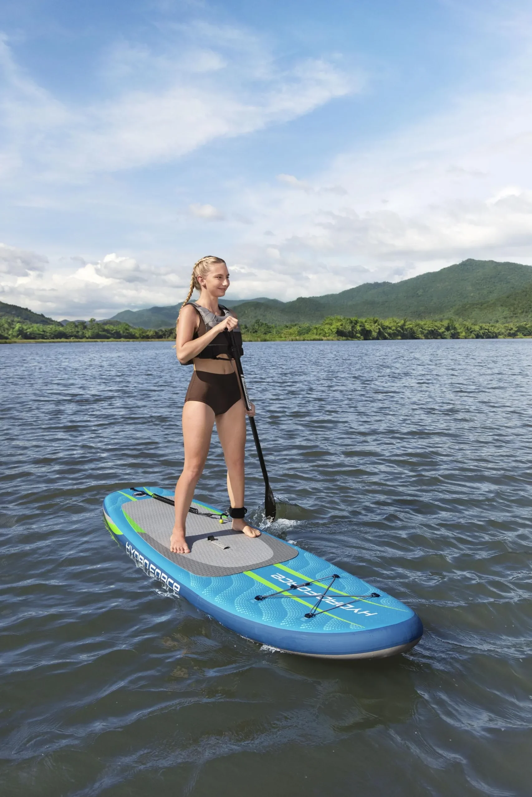 Hydro Force Aqua Journey Oppusteligt Stand-Up Paddleboard-sæt 2,74 m