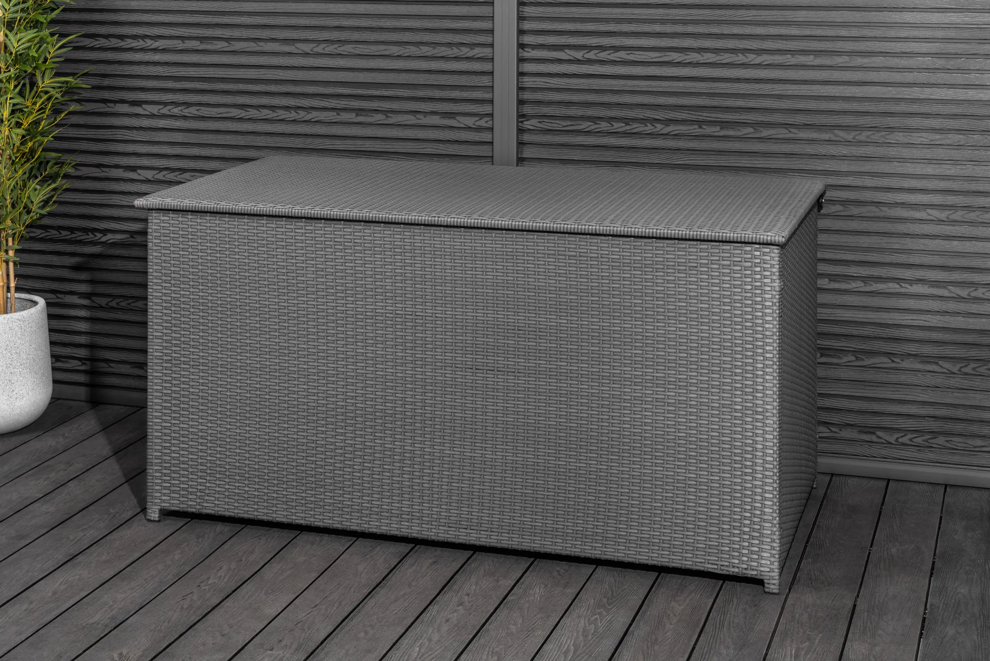 Hyndeboks 160x80x78cm grå