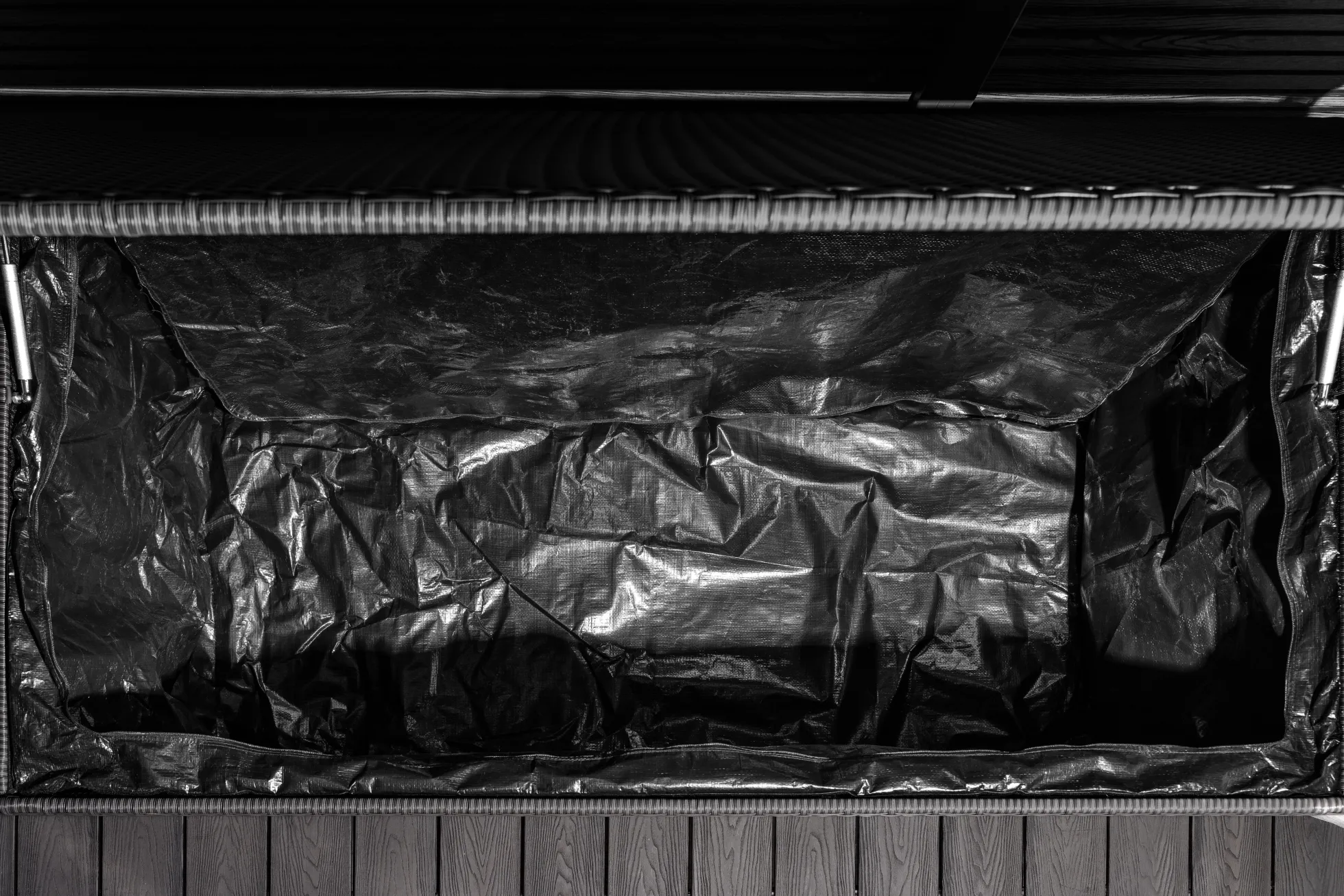 Hyndeboks 160x80x78cm sort