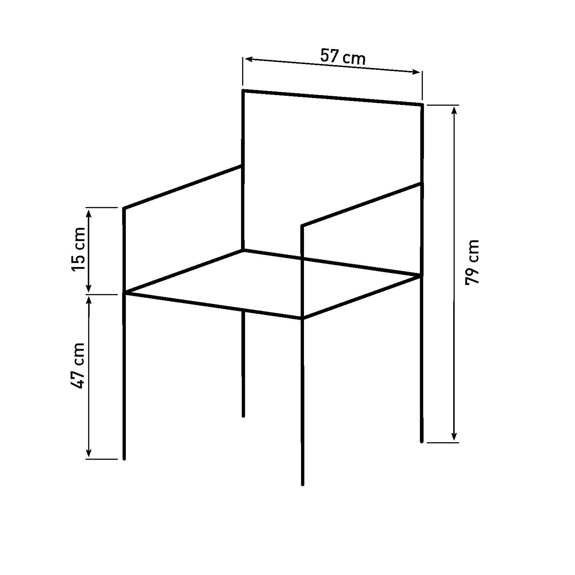 Ida stof mørkegrå