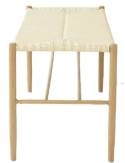 Isabella med fletsæde beige/natur