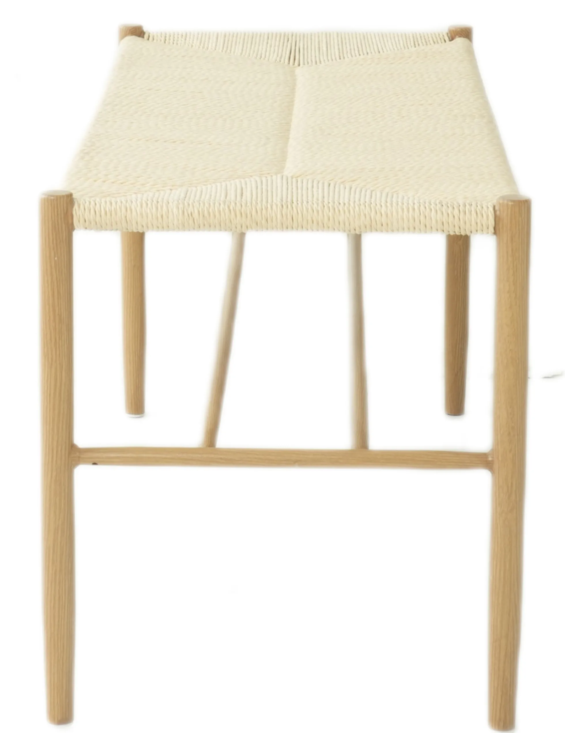 Isabella med fletsæde beige/natur
