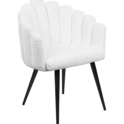 Jasmin teddy hvid/sort