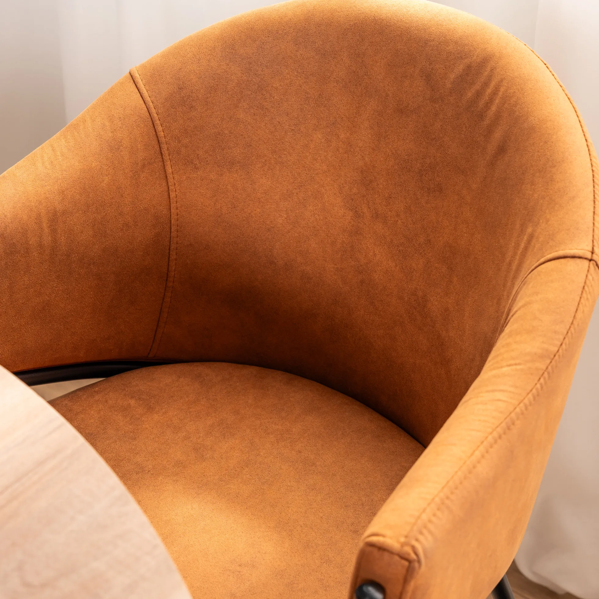 Jesi natur/Felicia suede cognac